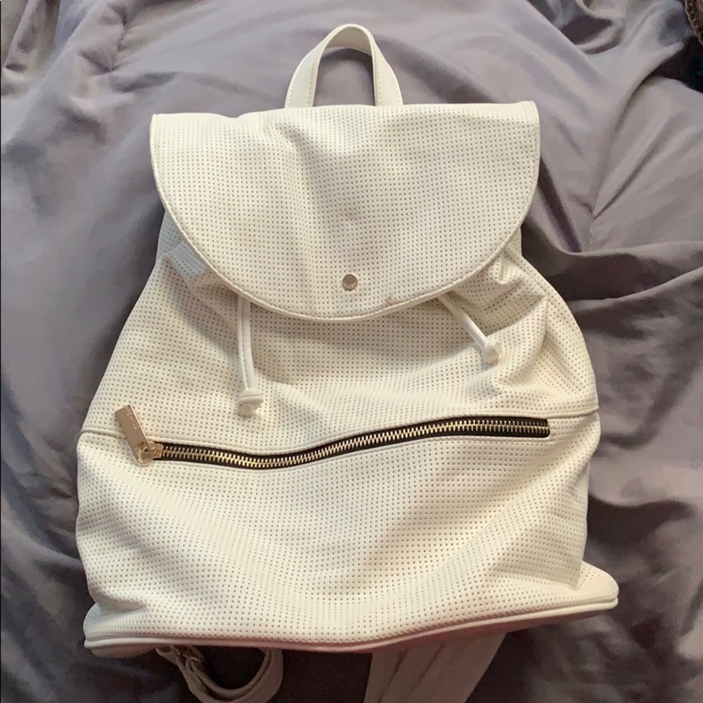 White backpack